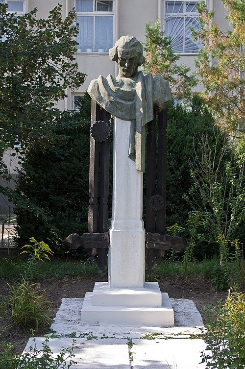 Bust of Mihai Eminescu in Anenii Noi