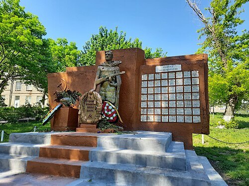 World War II memorial in Geamăna, Anenii Noi