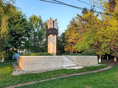 World War II memorial in Todirești, Anenii Noi