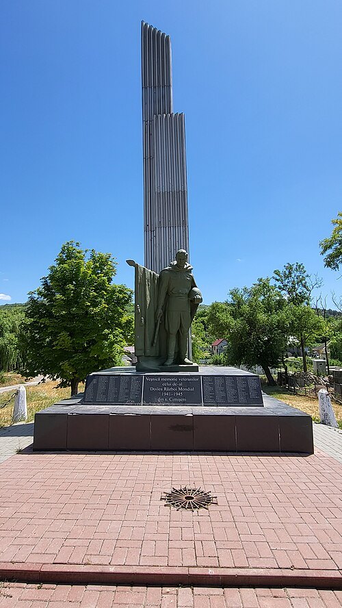 World War II memorial in Cimișeni, Criuleni