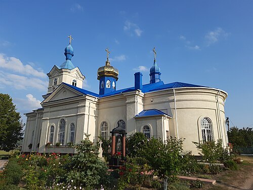 Archangels church in Logănești, Hîncești