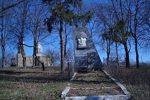 World War II memorial in Braicău, Dondușeni