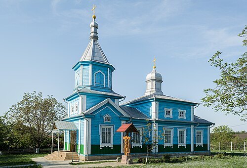Saint Nicholas wooden church in Popovca, Fălești