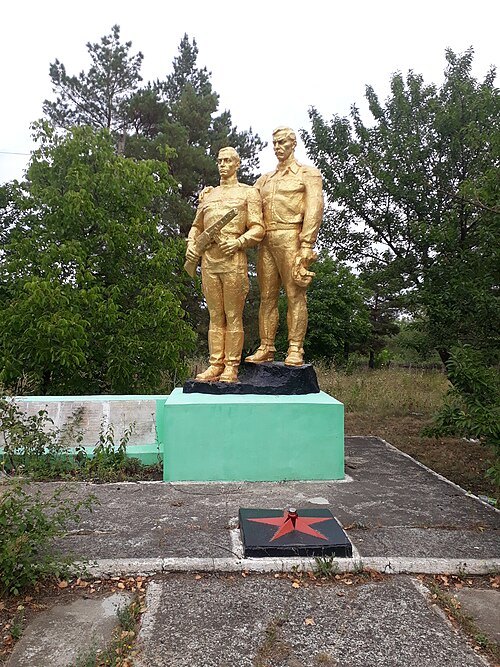 World War II memorial in Horodiște, Rezina