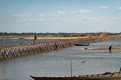 Kampong Cham Bamboo Bridge