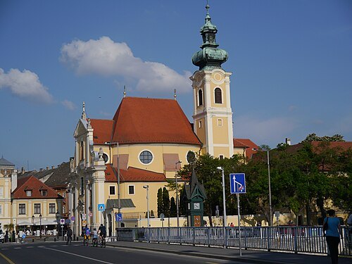 Carmelite church in Győr