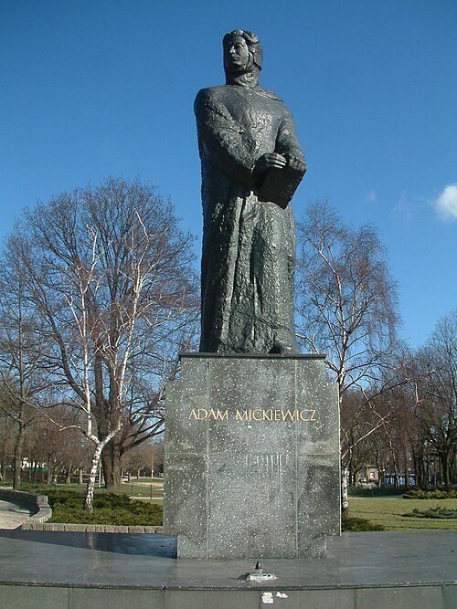 Adam Mickiewicz Monument in Poznań