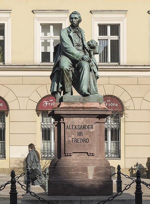 Aleksander Fredro Monument in Wrocław