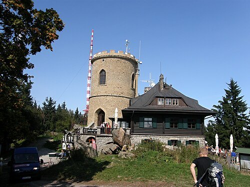Theresa's hut at Kleť