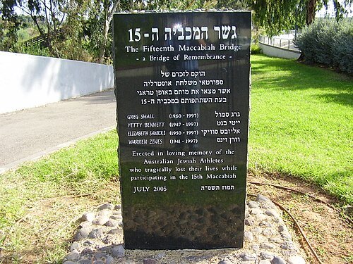 Maccabiah bridge collapse
