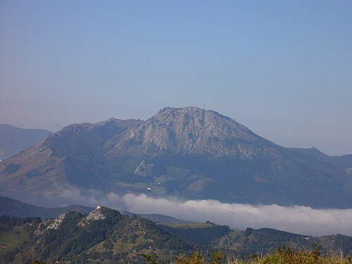Izarraitz mountain range