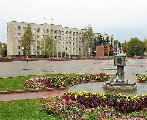 Lenin Square in Hrodna