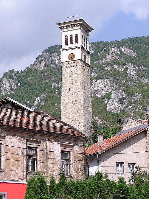 Clock tower in Musala (Travnik)
