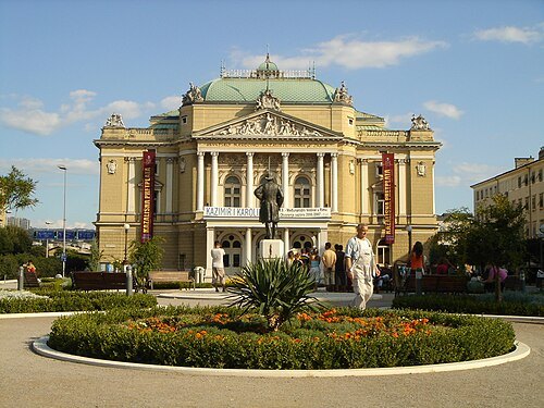 Croatian National Theatre Ivan pl. Zajc in Rijeka