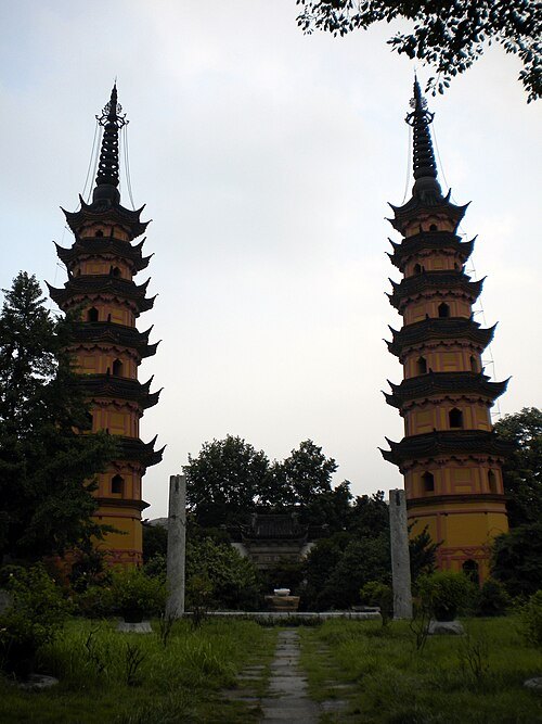 Twin pagodas of Suzhou