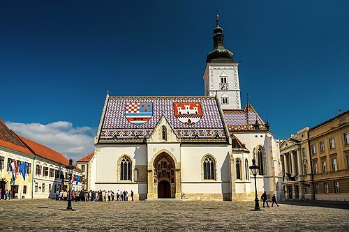 St. Mark's Church in Zagreb