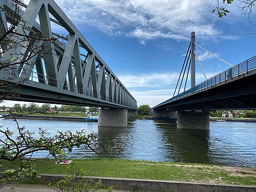 Maxau Rhine Bridges