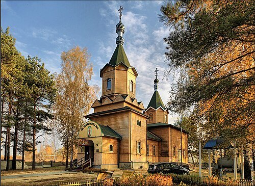 Saint Elijah the Prophet Orthodox church in Babrujsk