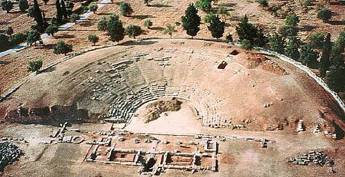 Ancient Greek theatre of Eretria