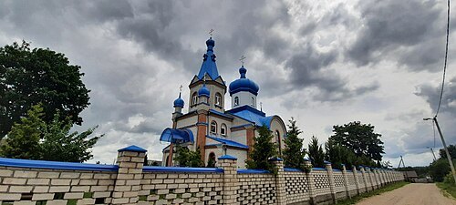 Church of the Protection of the Holy Virgin in Kamianica Žyravieckaja