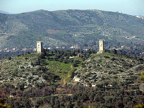 Two Towers of Mytikas