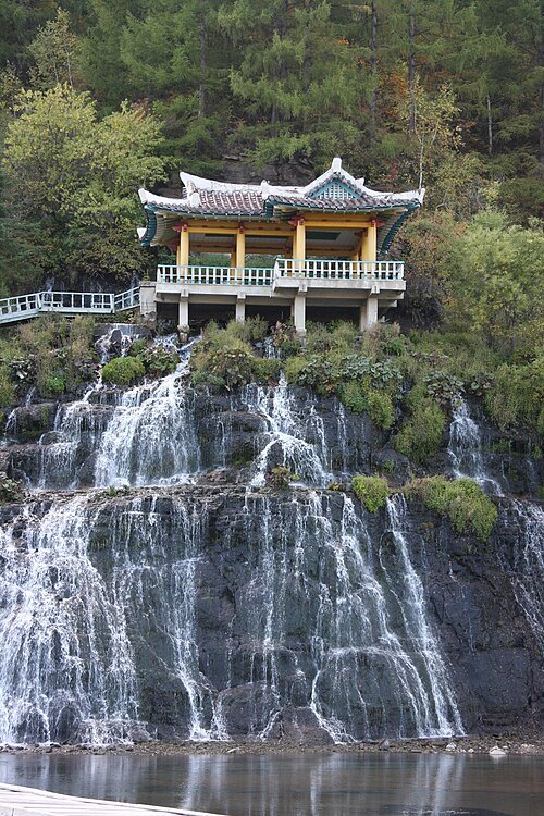 Rimyongsu Waterfall