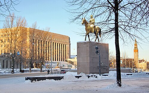Equestrian statue of Marshal Mannerheim