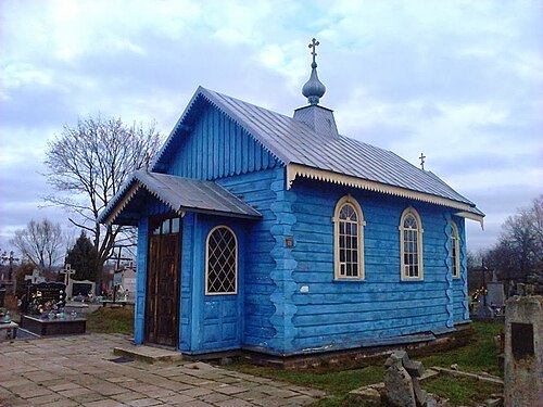 Cemetery Orthodox chapel of The Lord's Resurrection in Terespol