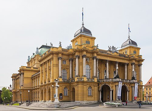 Croatian National Theatre in Zagreb