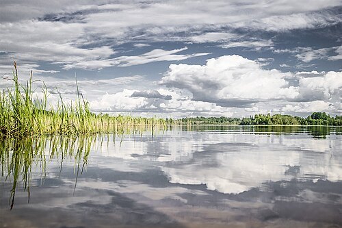 Islands in Lake Indzeris