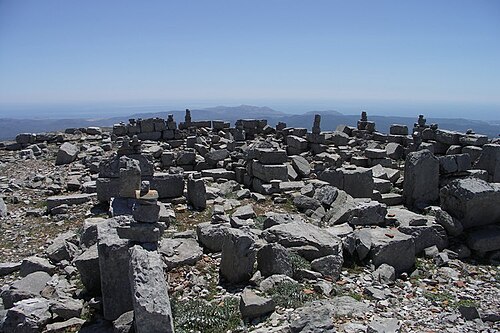 Temple of Zeus on Attavyros Mountain