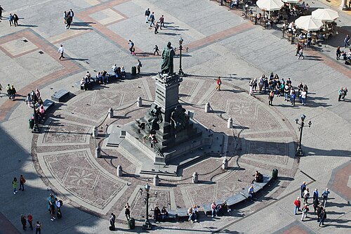 Adam Mickiewicz Monument, Kraków