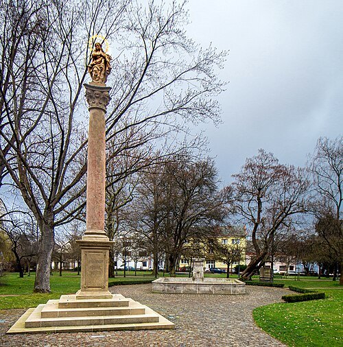 Maria column in Bělá pod Bezdězem