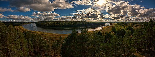 Meanders of the Upper Daugava