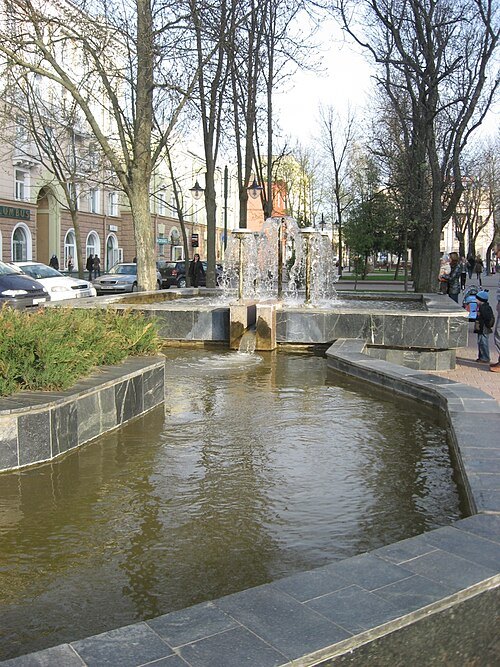 Kamsamoĺski garden square, Mahilioŭ
