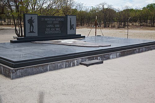 Monument of the Unknown PLAN Soldiers at Ondeshifiilwa