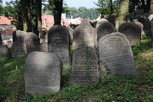 Old Jewish cemetery in Roudnice nad Labem