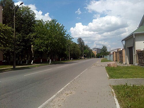 Sasnovaja Street, Homieĺ