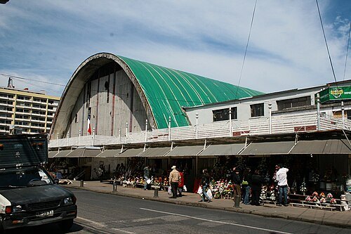 Central market of Concepción, Chile