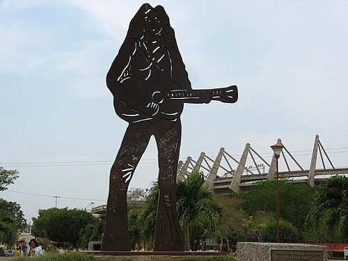 Sculpture of Shakira