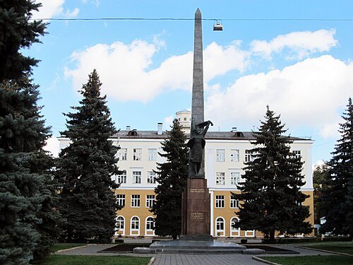 Memorial to fallen Komsomol members in Gomel