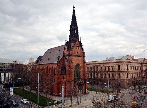 Red Church in Brno