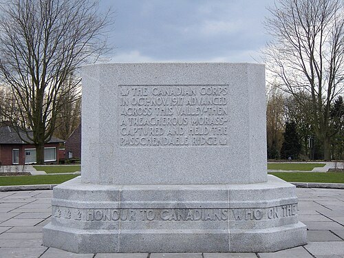 Passchendaele Canadian Memorial