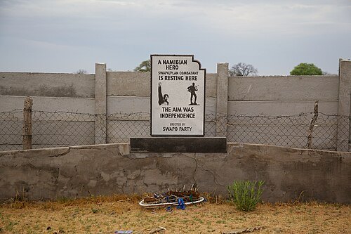 Monument of the Unknown PLAN Soldiers at Outapi