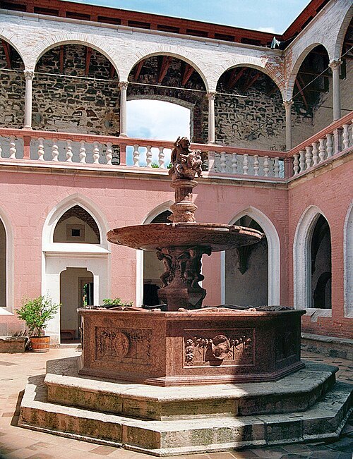 Hercules Fountain in Visegrád
