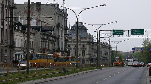 Zachodnia Street in Łódź