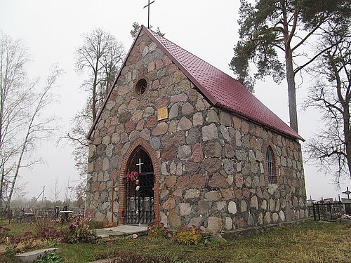 Catholic chapel of Zabiełło in Iziumava